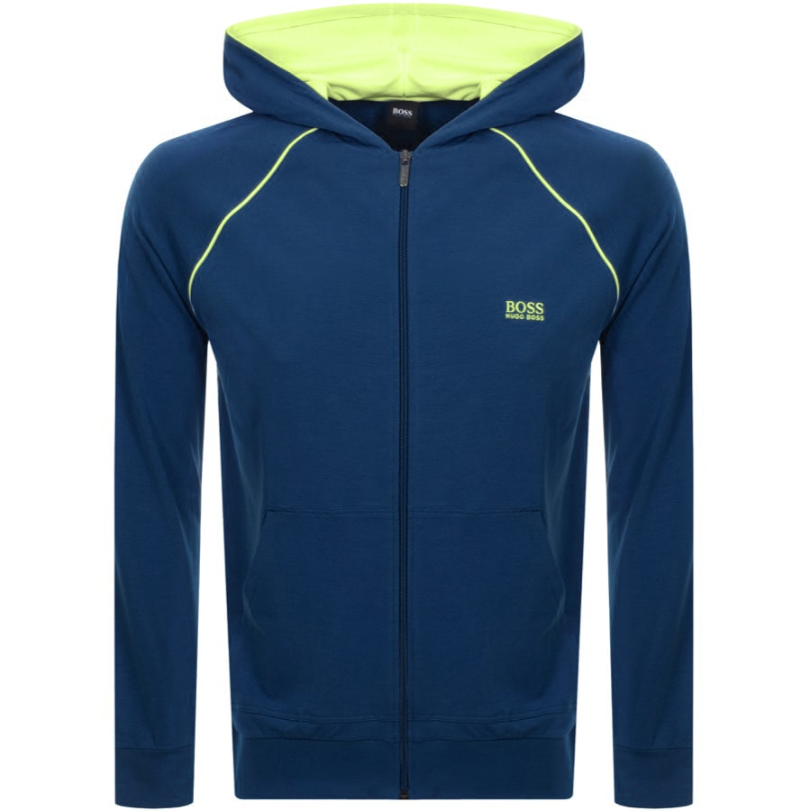 Alternative Image for ProductBOSS Bodywear Lounge Logo Hoodie Blue1